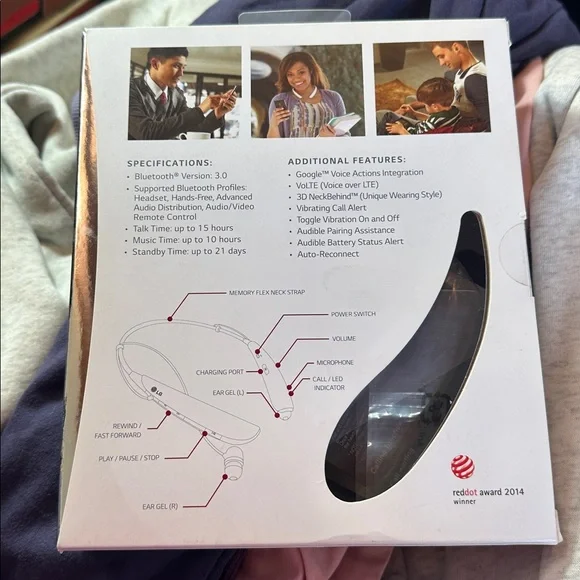 LG Tone Pro Bluetooth Headset